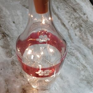 Decorative Glass Bottle with Lights